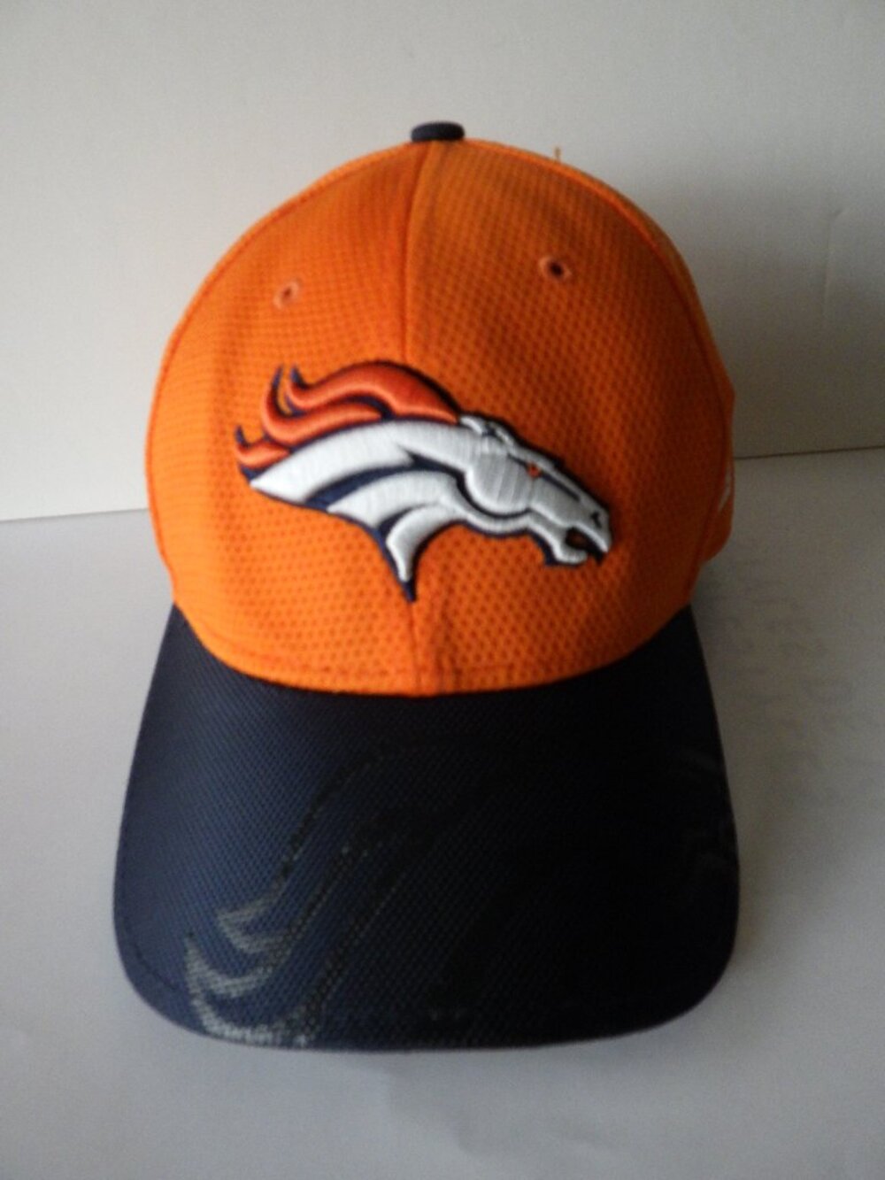 Era 39Thirty Flex NFL Denver Broncos On Field Orange Fitted Hat Ballcap Med/Lg
